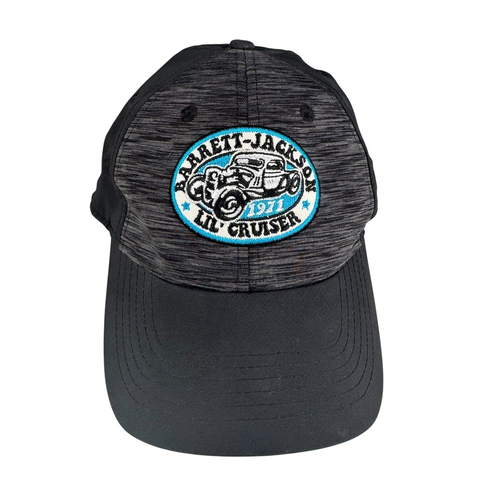 Barrett-Jackson‎ Lil Cruiser Kids Baseball Hat Black Gray Ahead Youth Age 3-7